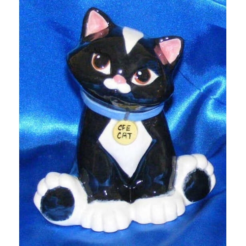 Plaster Molds - Sitting Kitten (Bank)